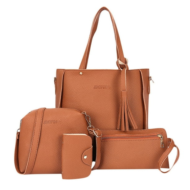 Woman bag New Fashion Four-Piece Shoulder Bag Messenger Bag Wallet Handbag Daily Wears